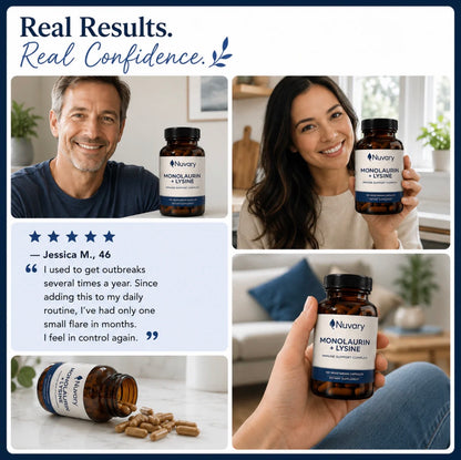 Monolaurin +Lysine Antiviral Capsules